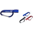 Aluminum Carabiner w/ LED Flashlight